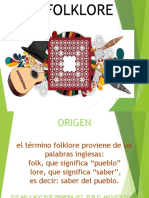 Origen y clasificación del folklore