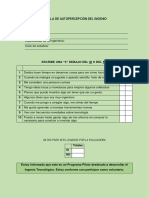 Session 1 - Self-Perception Scale