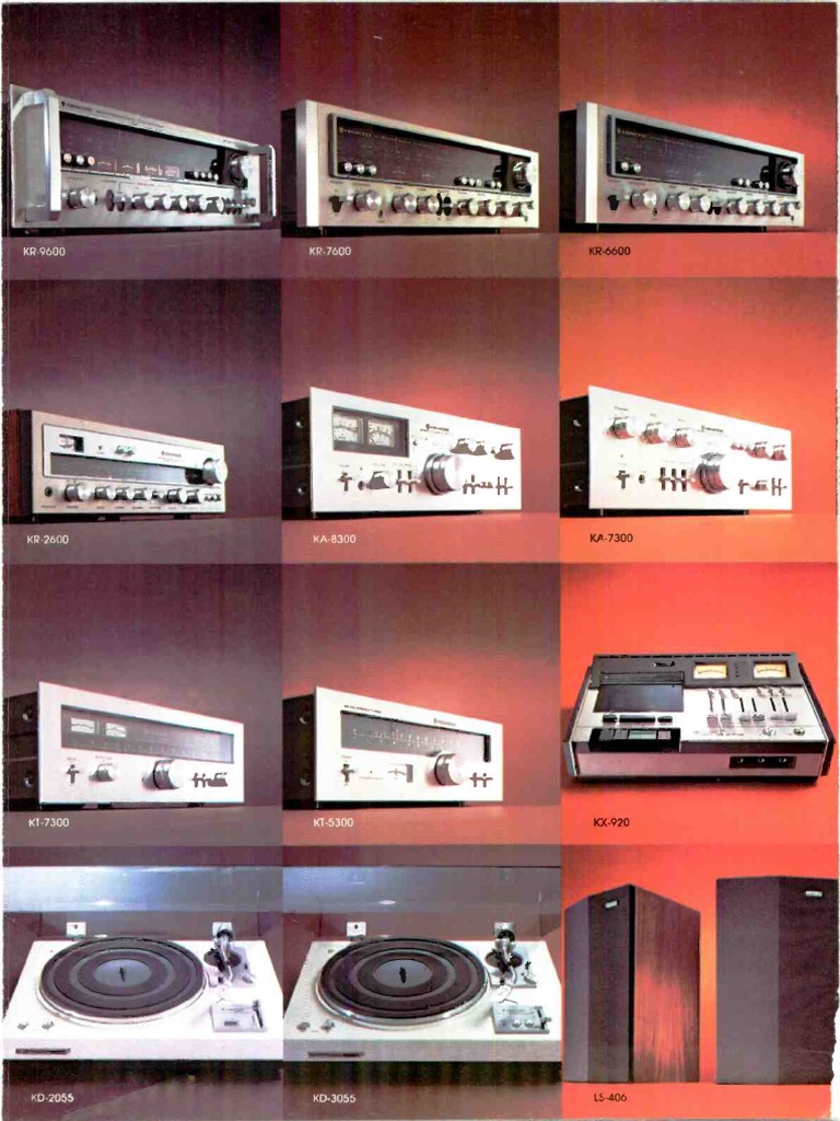 Vintage Stereo Catalog 1976, PDF, Phonograph
