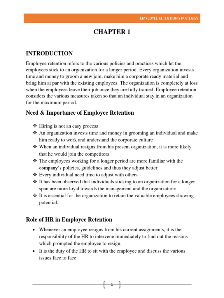 Effective Employee Retention Strategies | PDF | Employee Retention ...