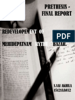 Prethesis Final Report Redevelopment of Rythubazar in Mehidepatnam