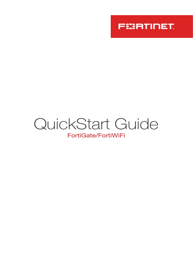 Fortigate General QSG PDF | PDF | Command Line Interface | Computer Network