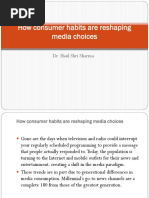 How Consumer Habits Are Reshaping Media Choices: Dr. Shail Shri Sharma