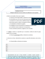 Modificador Nome Restritivo Apositivo 9º Ano