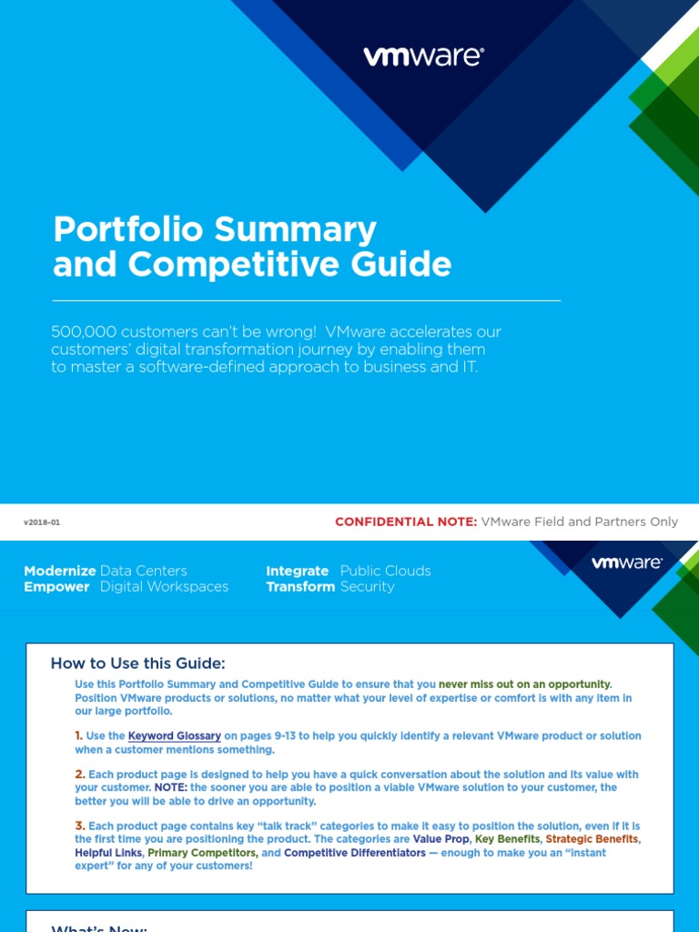 VMware Competitive Guide EN PDF PDF V Mware Cloud Computing