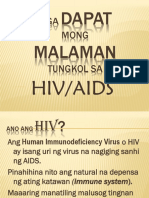 Mga Dapat Mong Malaman Tungkol Sa HIV AIDS