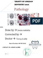 University of Jordan Pathology Lecture on Inflammatory Bowel Disease