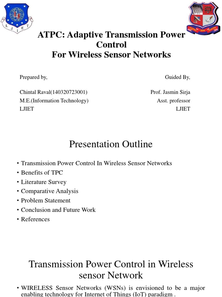 Adaptive Power Control in Wireless Networks | PDF | Transmission ...