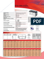 Specification: Constant Current Discharge Characteristics: A (25)