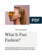 What Is Fast Fashion