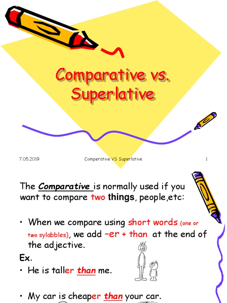 Comparative vs. Superlative Guide | PDF | Adjective | Linguistic Typology