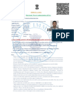Electronic Travel Authorization (ETA) : Indian E-Visa