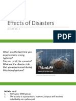 Effects of Disasters