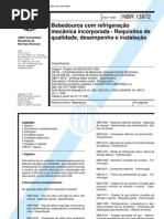 NBR 13972 Bebedouros Com Refrigeracao ada