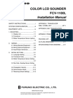 Installation Manual for LCD Sounder FCV-1100L