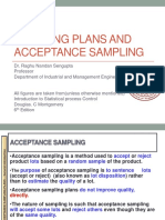 TQM-I - 04 - Sampling Plans and Acceptance Sampling
