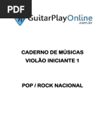 Caderno de Musicas Pop Rock Nac. guitar play online