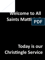 Welcome To All Saints Matt Is Hall