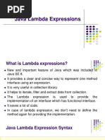 Lambda Expression