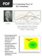 Two Contrasting Views of The Community
