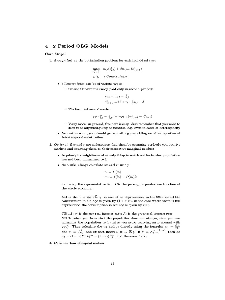 An overview of the dynamic optimization problem and equilibrium ...