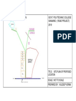 Site Plan Govt. Polytechnic College Sanawad (Road Project) 2019