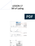 Bill of Lading