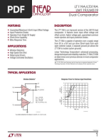 Features Description: LT119A/LT319A LM119/LM319 Dual Comparator