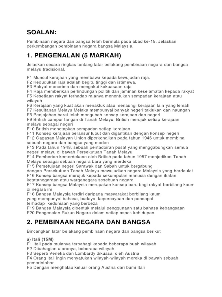 Pembinaan Negara Dan Bangsa  PDF