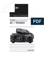 Manual de Instruções Icom IC-7000 PDF