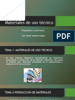 Materiales de Uso Técnico