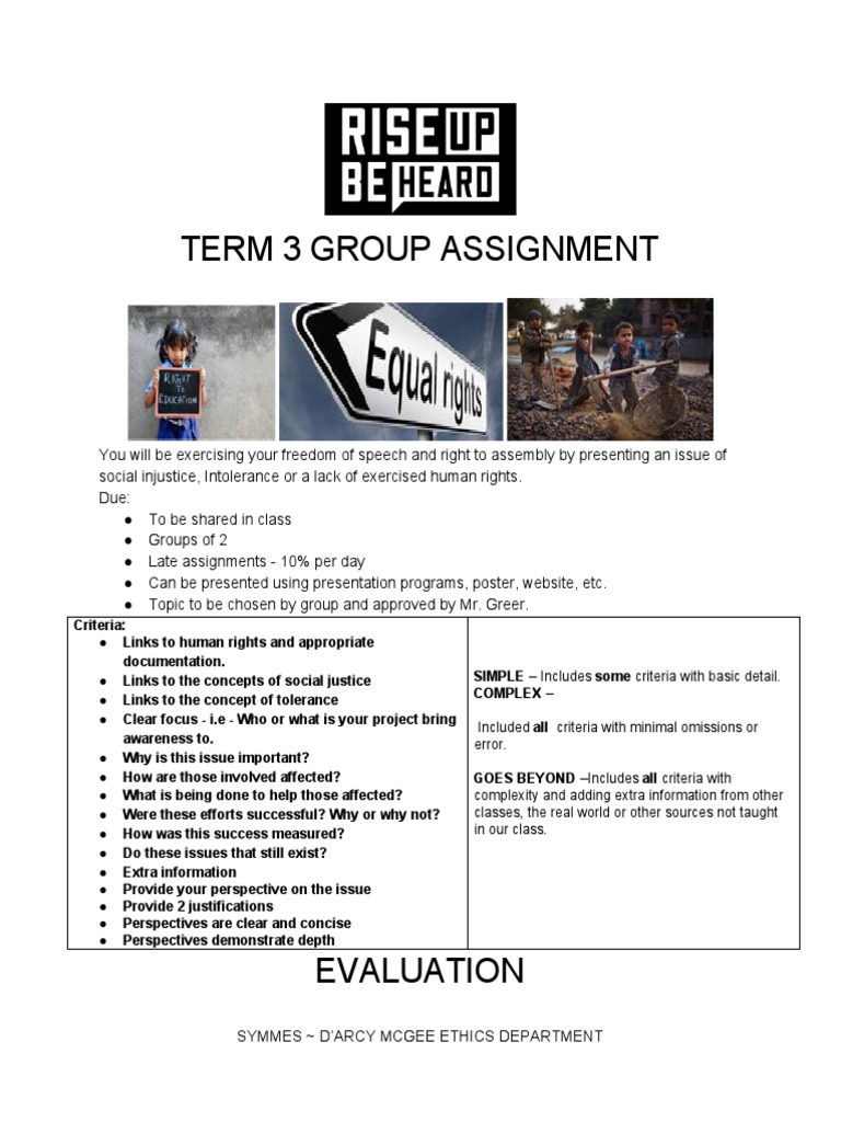 Rise Up Project | PDF | Social Justice | Psychology