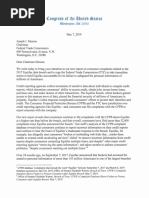 2019.05.07 Letter To FTC On Equifax Report