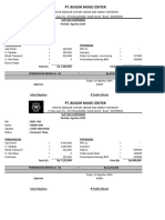 Slip Gaji Karyawan PT Bogor Moge Center