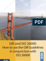 How to ue the GRI Guidelines in conjuntion with ISO 26000