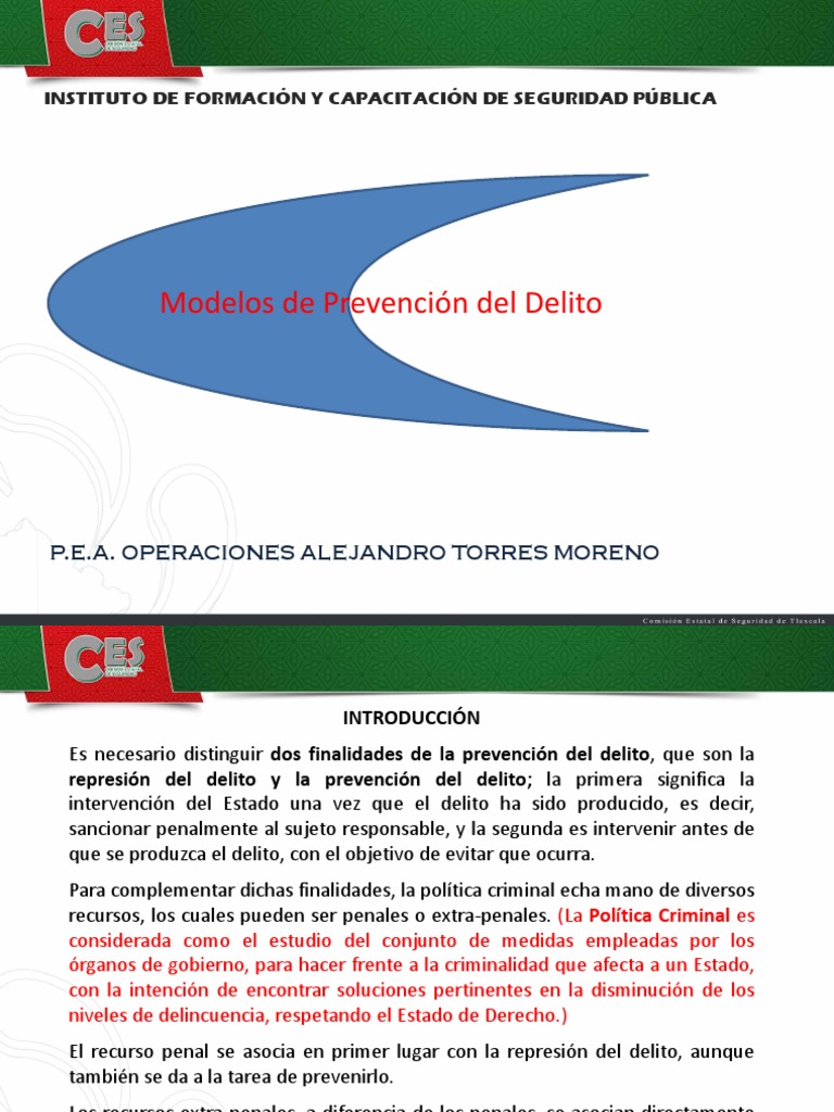 Modelos Efectivos de Prevención del Delito | PDF | Derecho penal ...