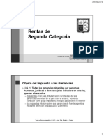 Rentas de Segunda Categoría: Teoría, Alcance e Imposición