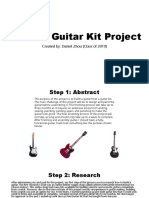Electric Guitar Kit Project