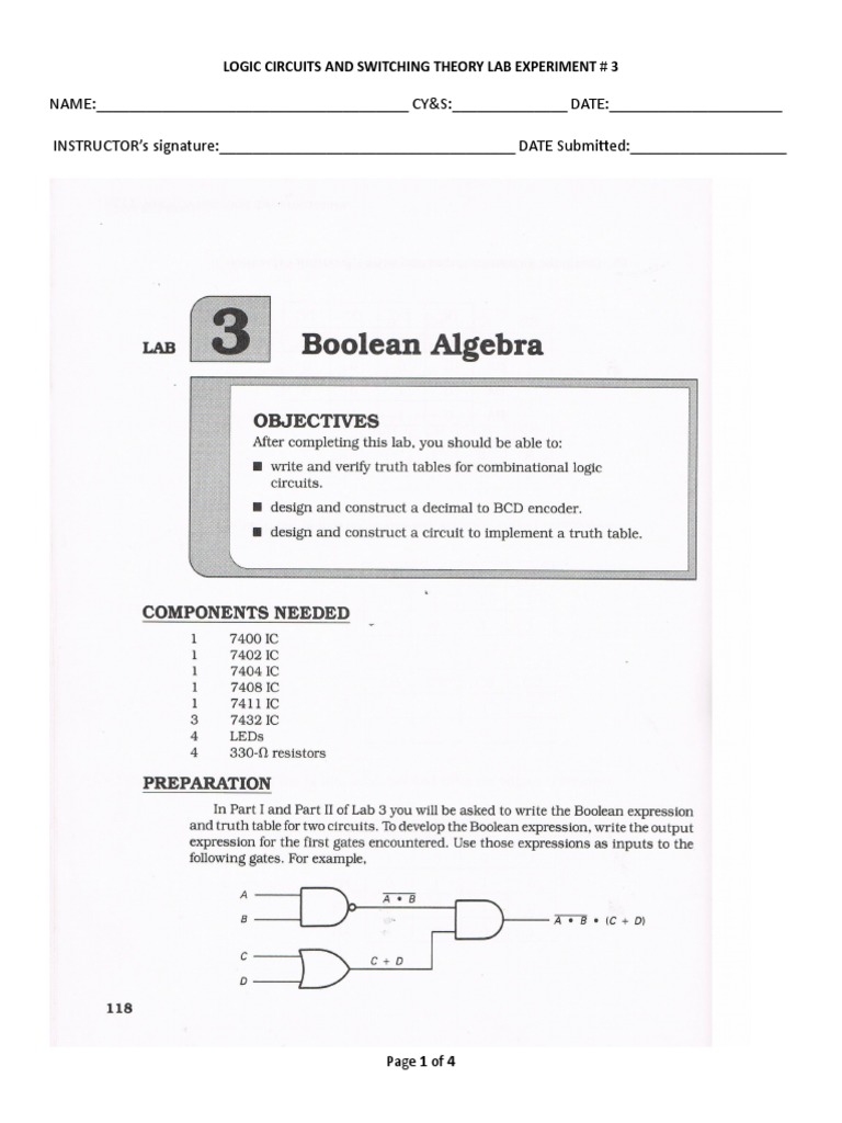 Logic CKT Expt3 | PDF