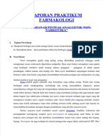 Laporan Praktikum Farmakologi: "Pengujianaktivitas Analgetik Non Narkotika"