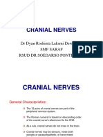 Cranial Nerves: DR Dyan Roshinta Laksmi Dewi, SP.S SMF Saraf Rsud DR Soedarso Pontianak