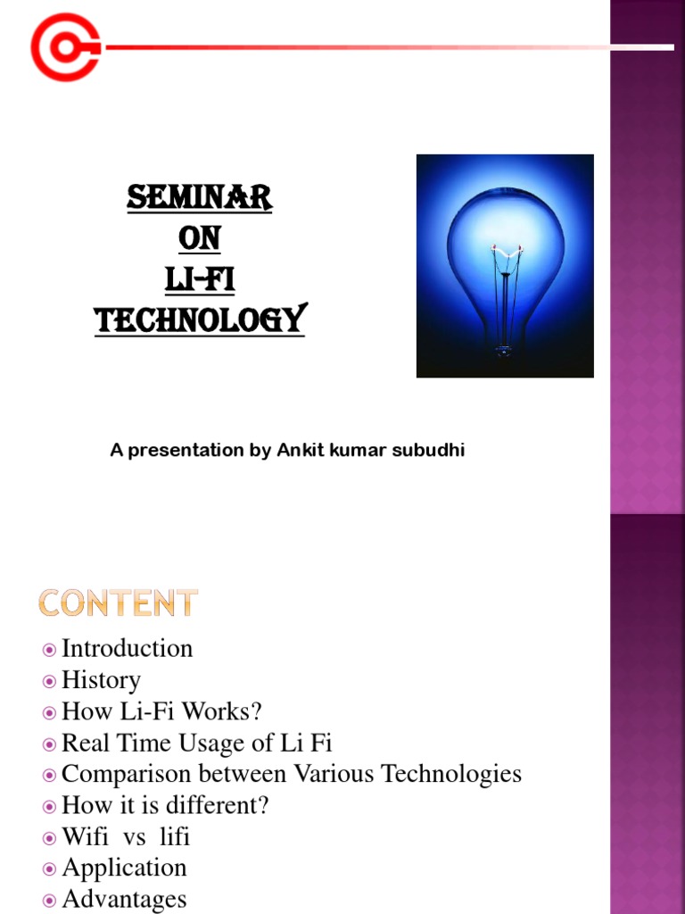 Li Fi Technology | PDF | Wi Fi | Telecommunications