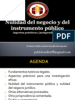 Presentación Nulidad Del Negocio Jurídico y Del Instrumento Público - Final PDF