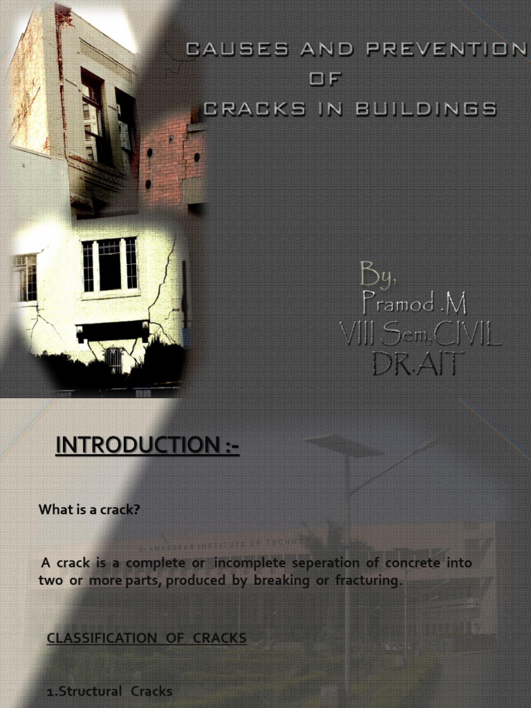 Causes and Prevention of Cracks in Building | PDF | Thermal Expansion ...