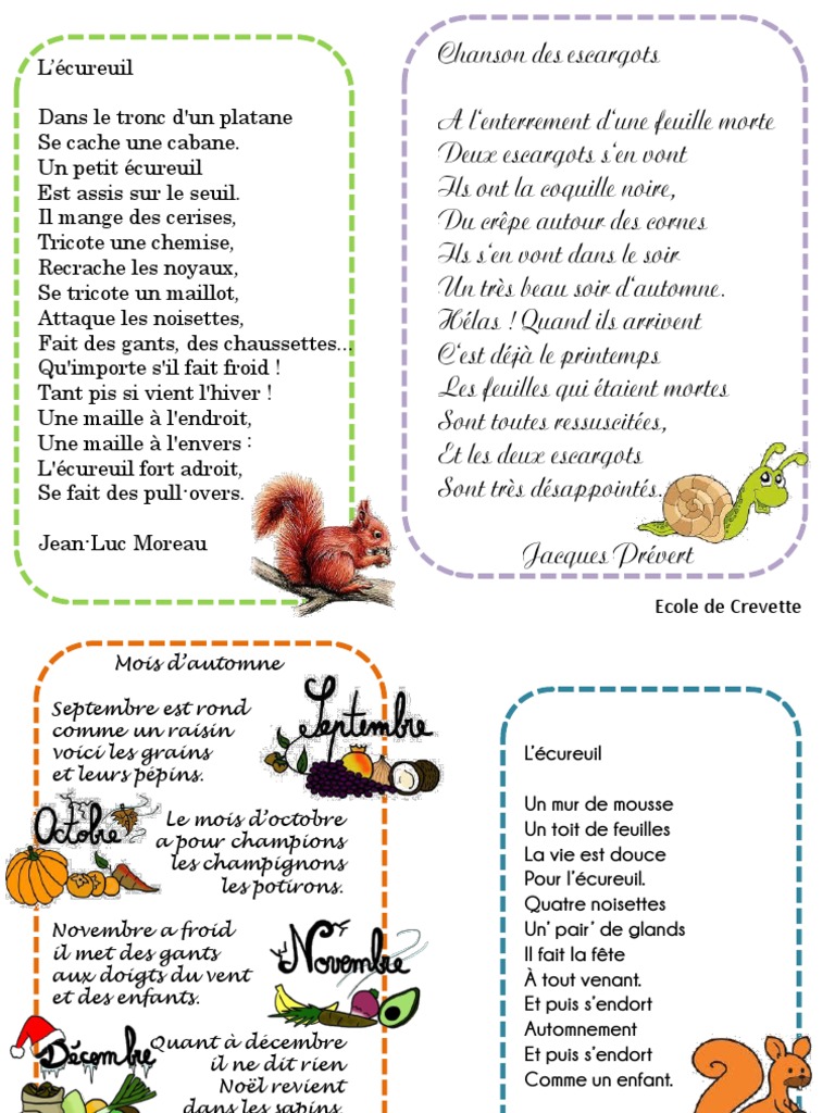 0 Poesiesdautomne Pdf Nature
