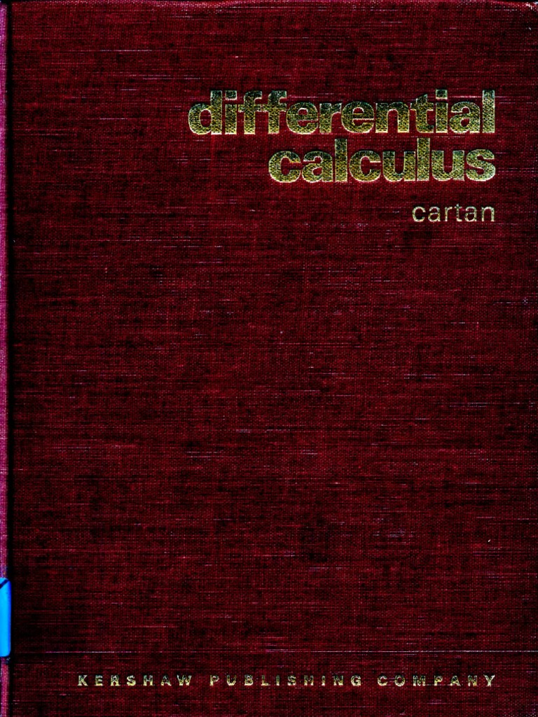 H. Cartan - Differential Calculus-Houghton Mifflin (1971) | PDF