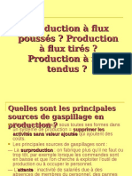 Production À Flux Poussés ? Production À Flux Tirés ? Production À Flux Tendus ?