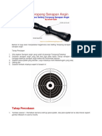 Cara Setting Teropong Senapan Angin