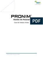 Gestao de Pessoal Curso de Calculos e Ferias PDF