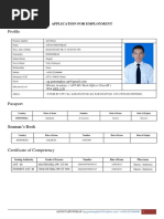 Contoh CV pelaut.
